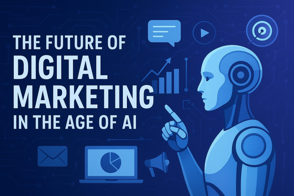 Marketing experts discussing the new marketing how to win in the digital age using AI analytics
